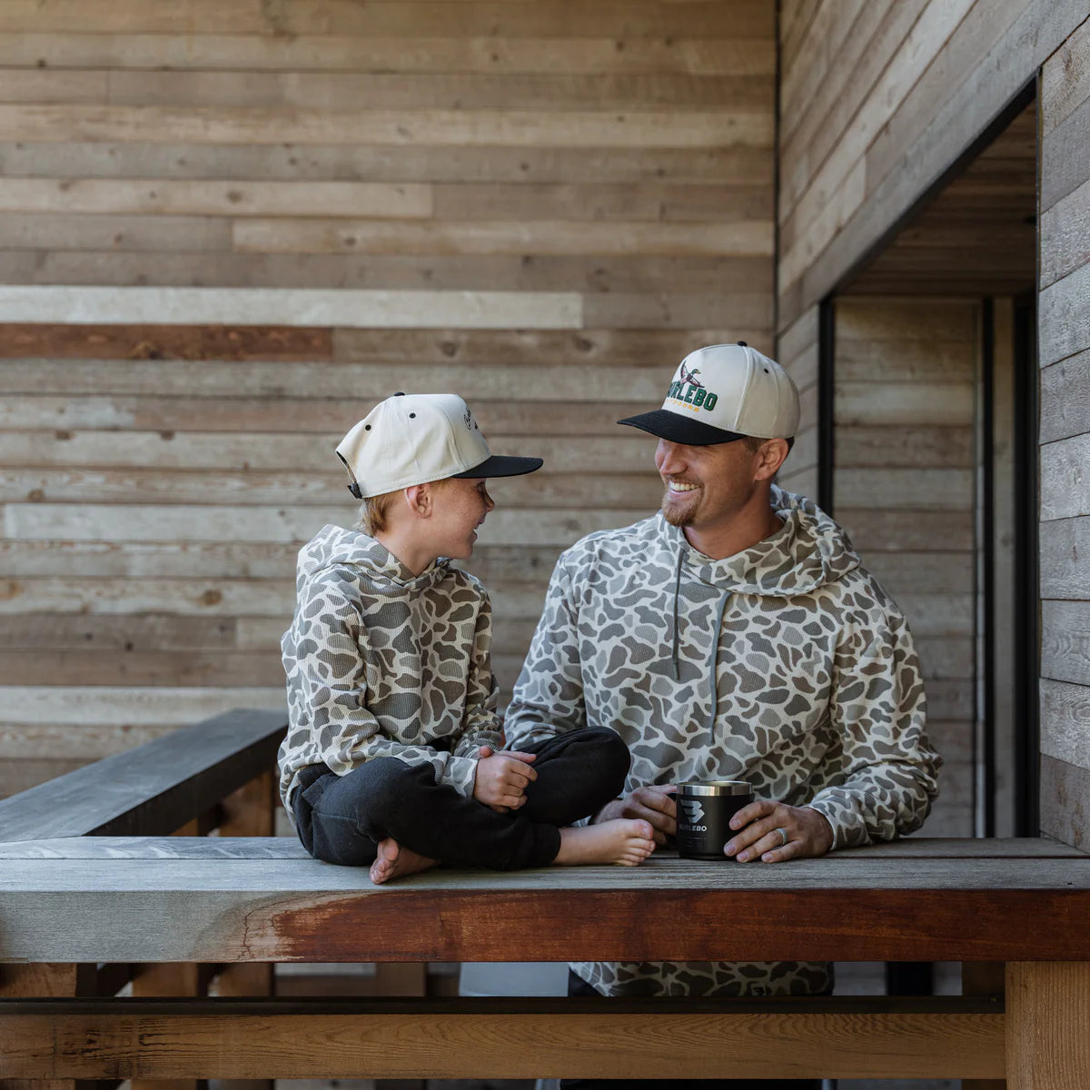 Youth - Thermal Hoodie - Classic Deer Camo