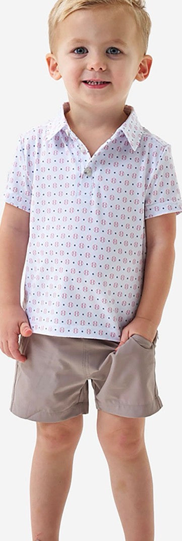 Youth Performance Polo- Baseball