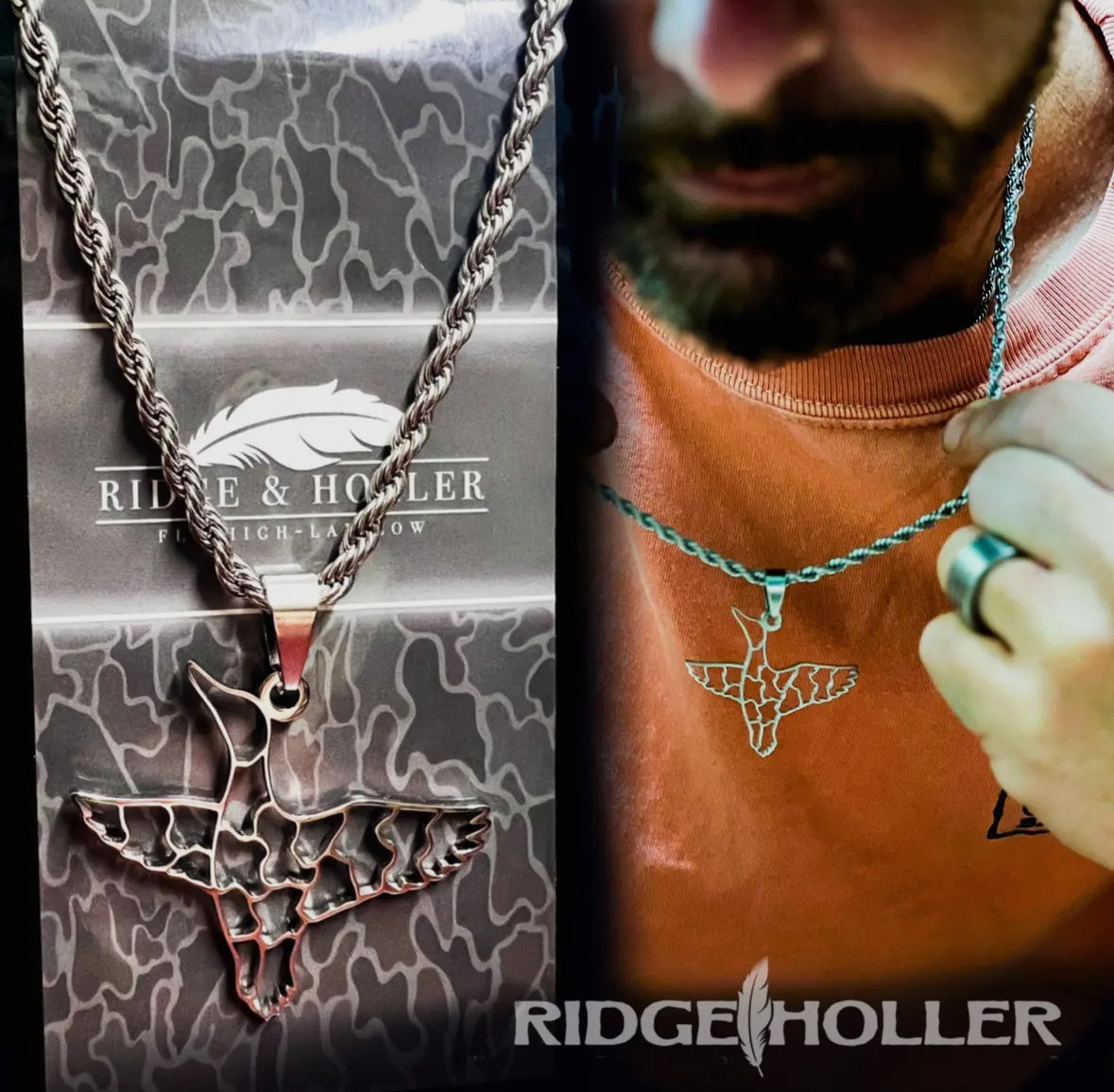 Stainless Steel Necklace and Pendant