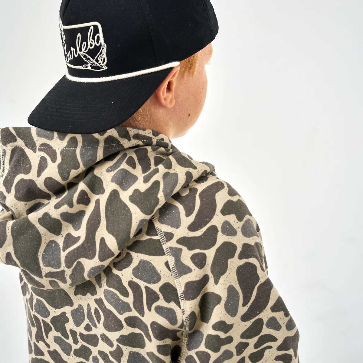 Youth - Fleece Hoodie - Classic Deer Camo