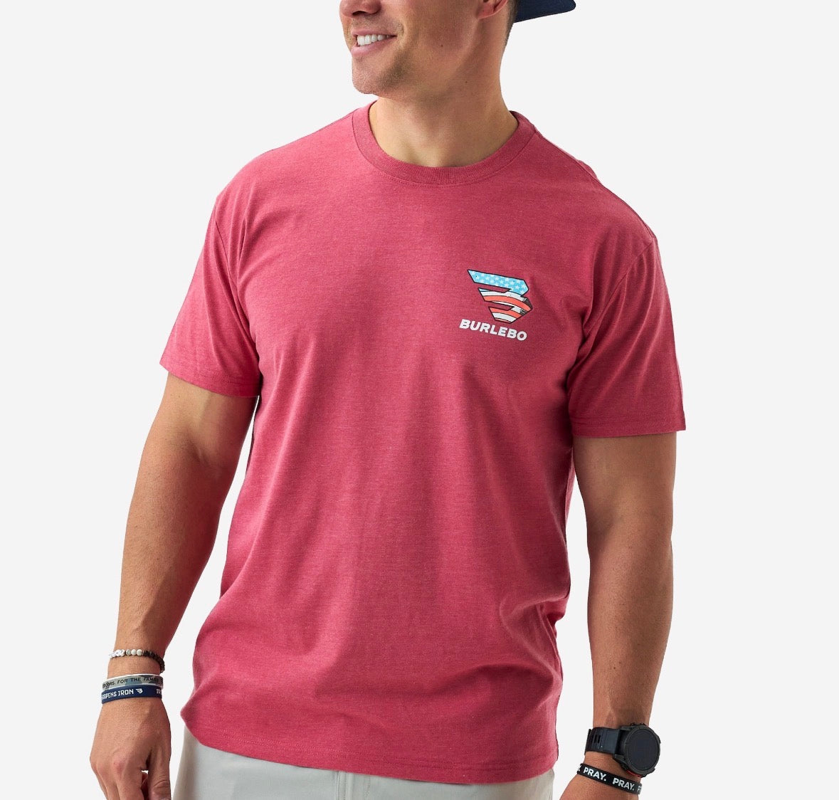 AMERICAN DOGS - HEATHER CRIMSON | SS Tee