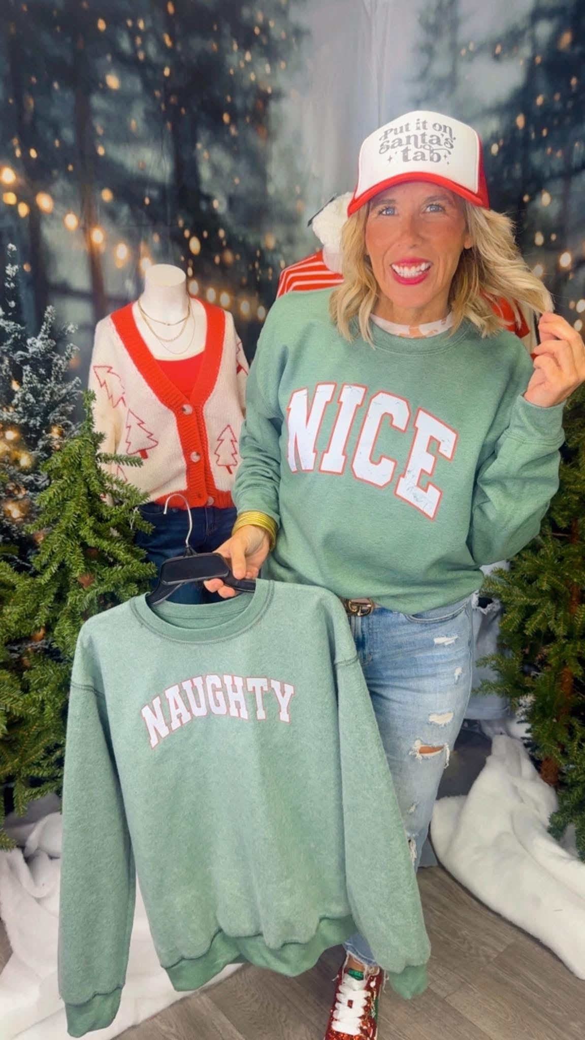 Reversible Nice/Naughty Sweatshirt