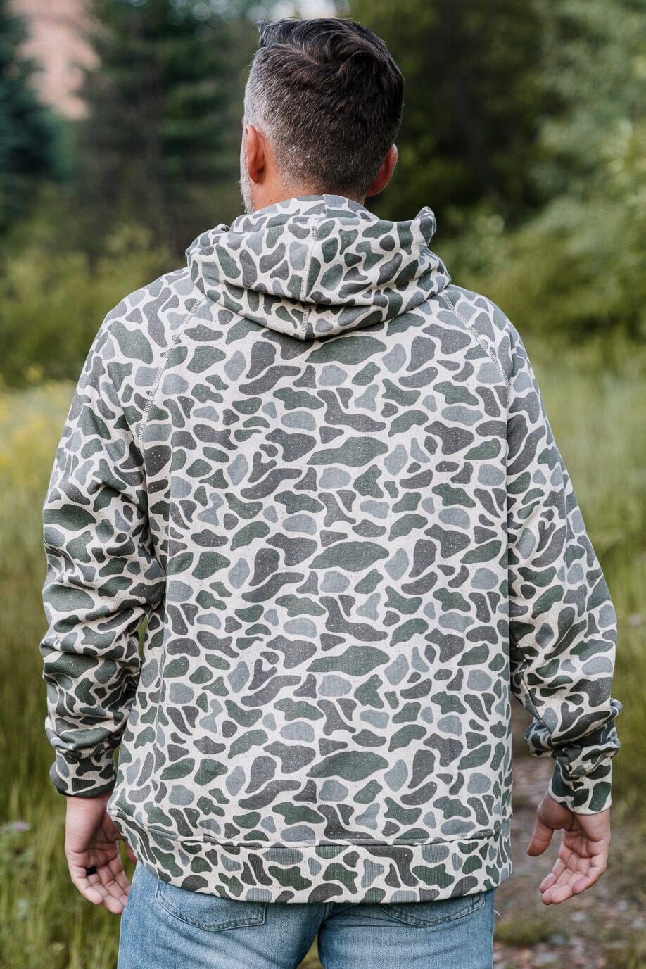 Fleece Hoodie-Classic Deer Camo