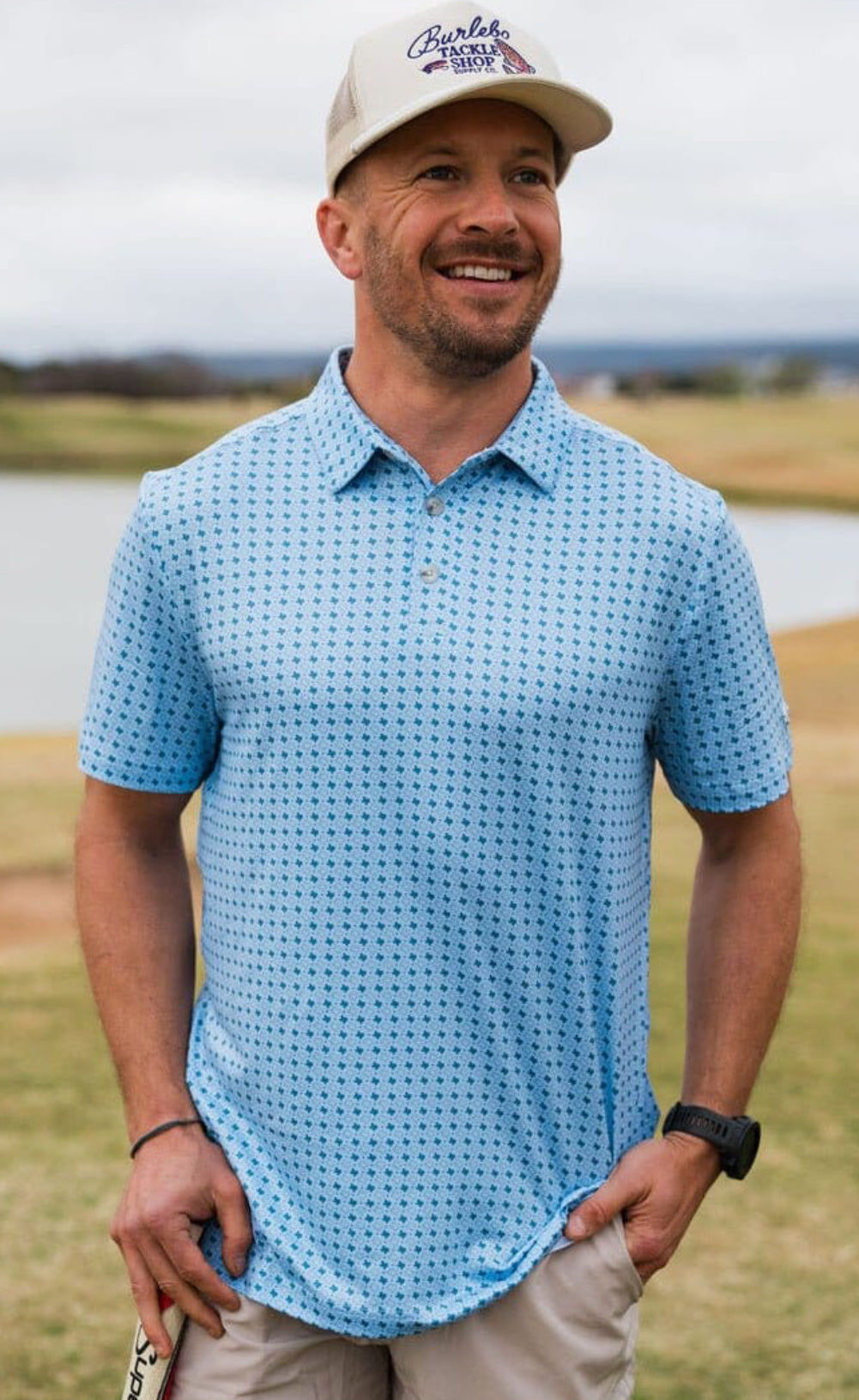 Performance Polo-Texas Light Blue