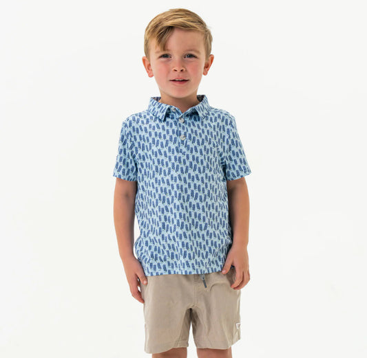 Youth - Performance Polo - Bluebonnets