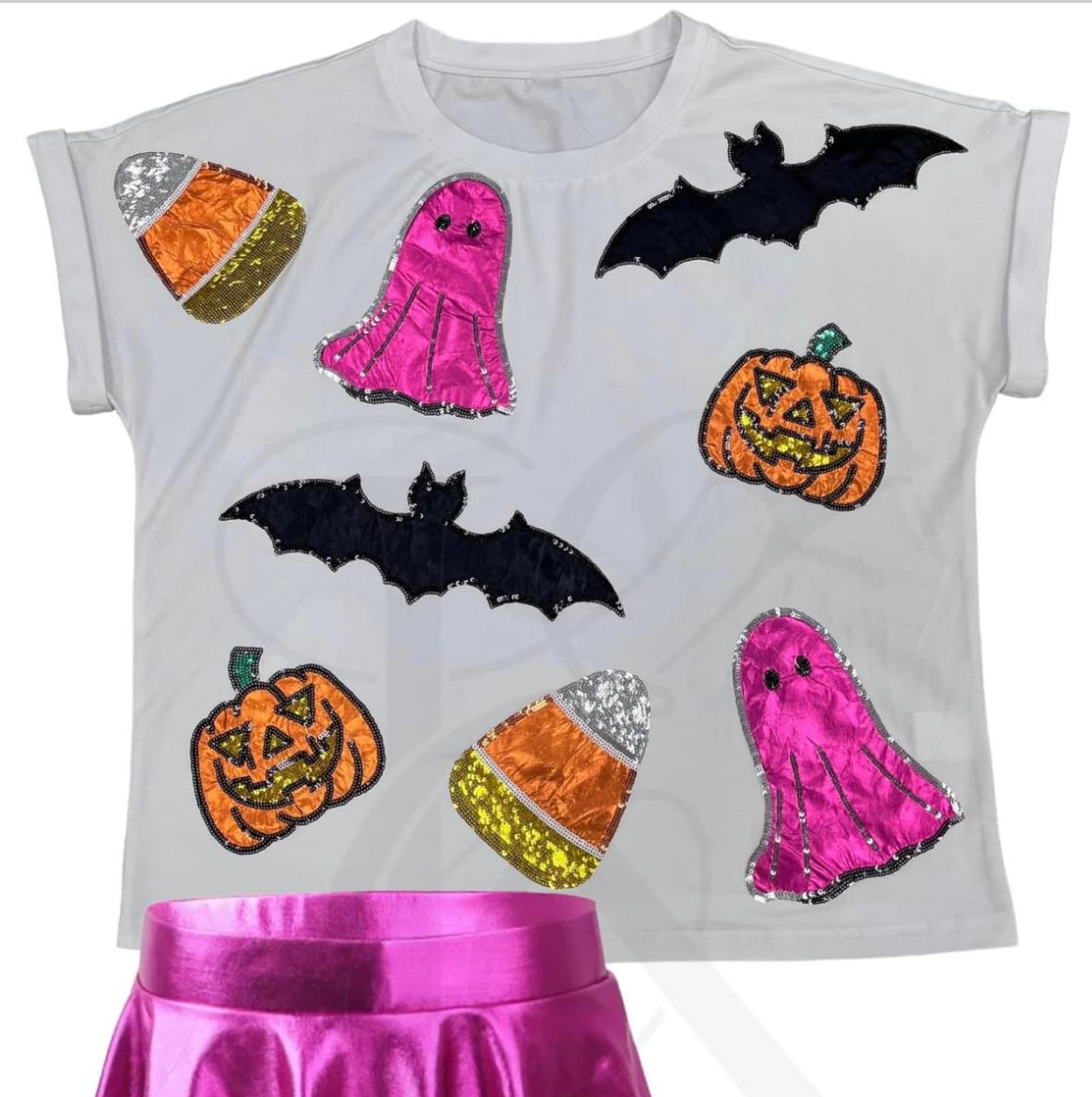 GIRLS Sparkly Spooky Gang Tee PREORDER