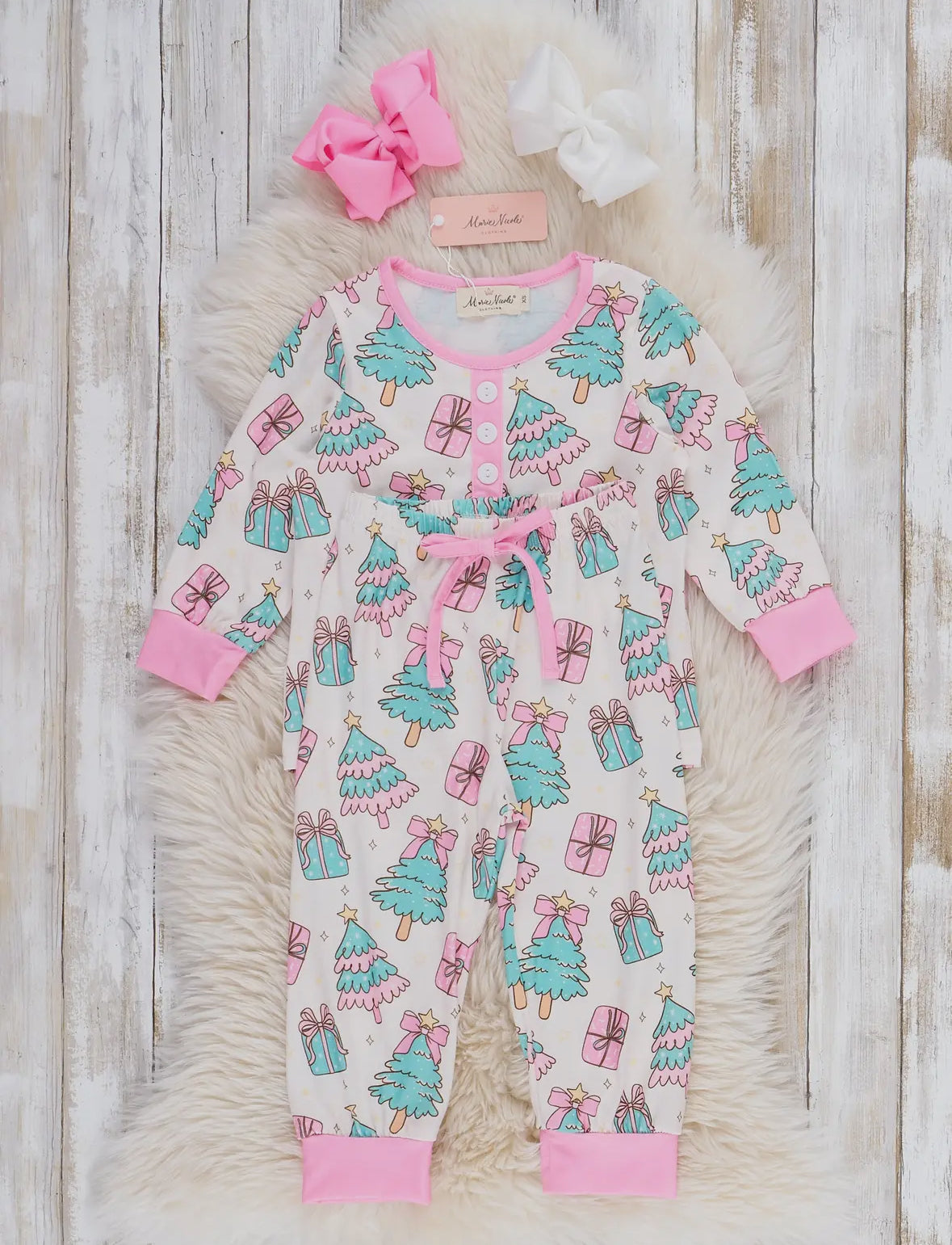 Frosty Tree Gift Pajamas