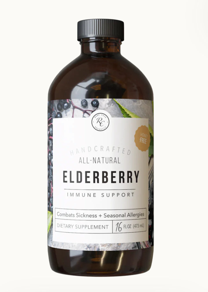 ELDERBERRY IMMUNE SUPPORT | Honey Free-16 oz