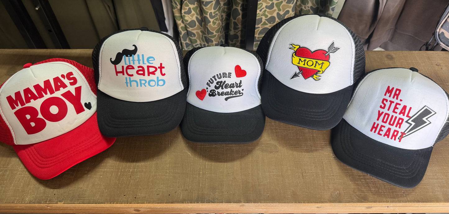 Toddler Valentine Trucker Hat