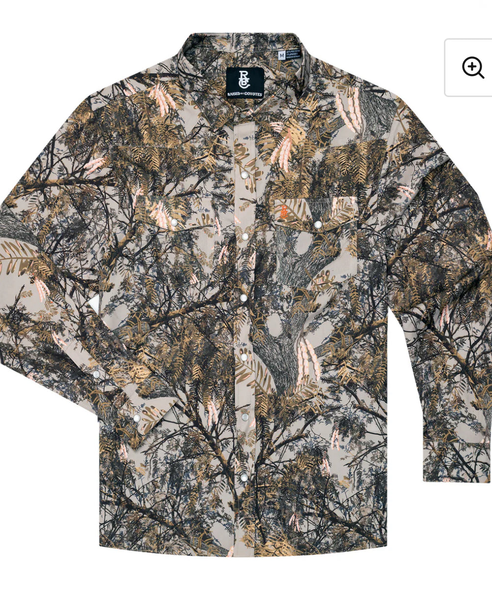 Mesquite Camo Pearl Snap