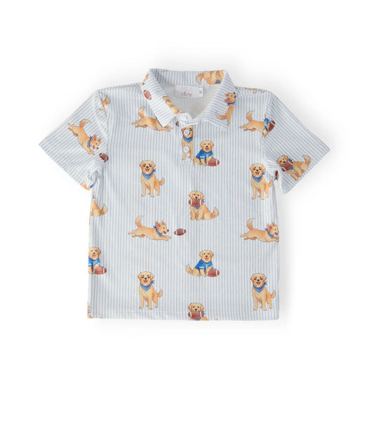 Boys Quarter-Bark SS Polo