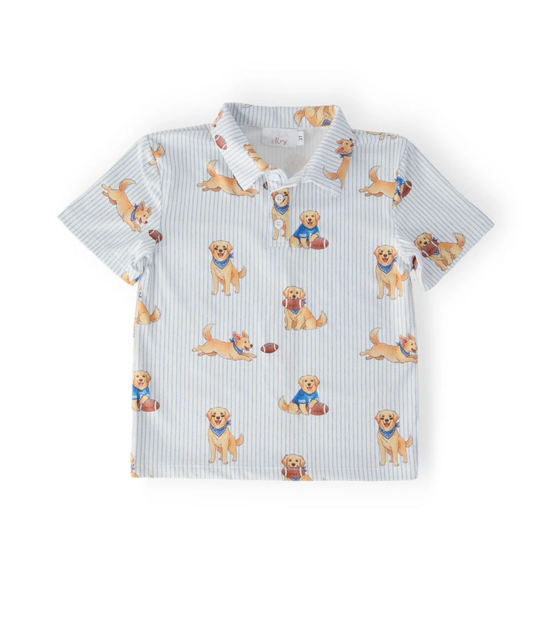 Boys Quarter-Bark SS Polo