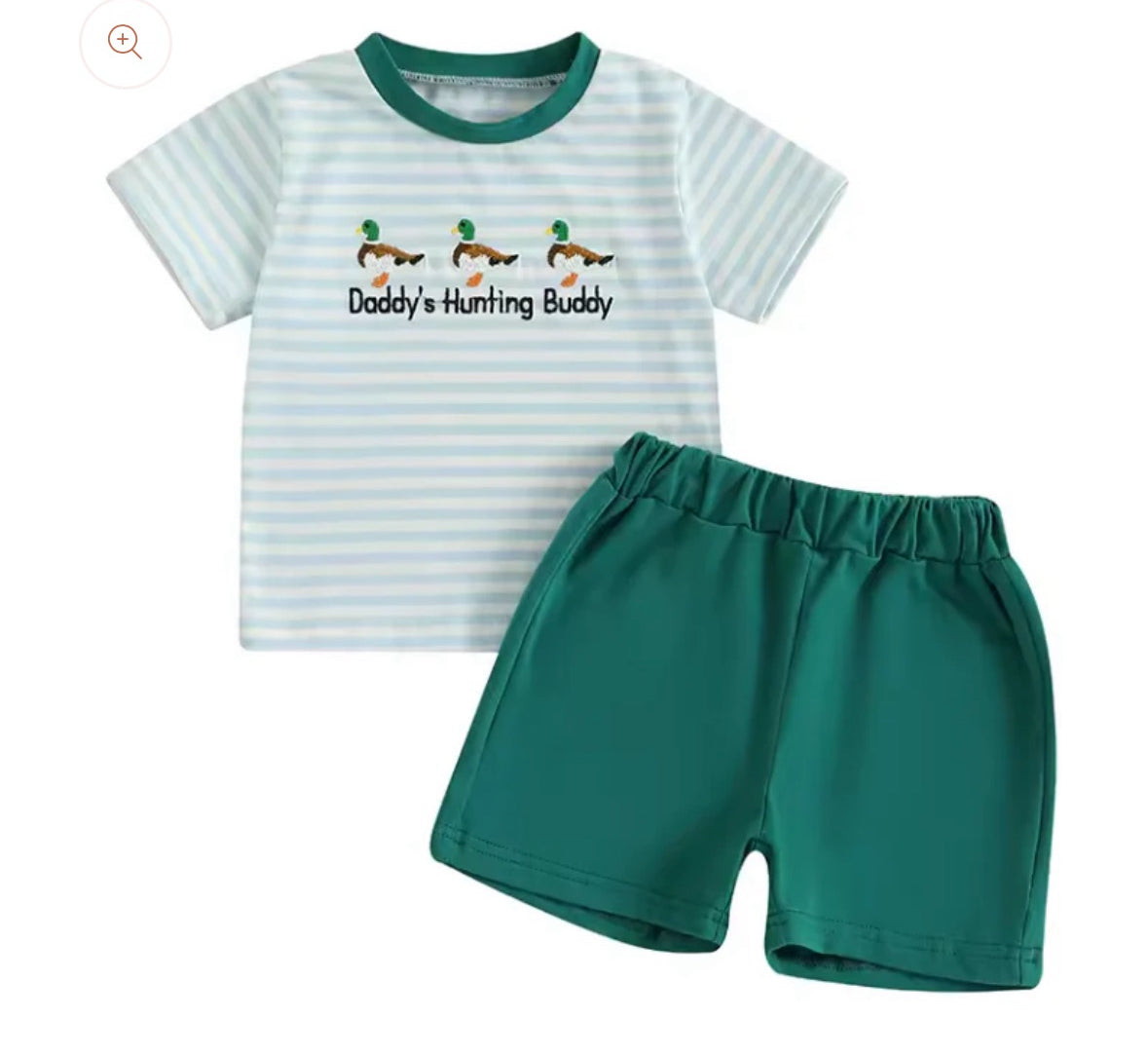Daddy's Hunting Buddy Embroidered Set