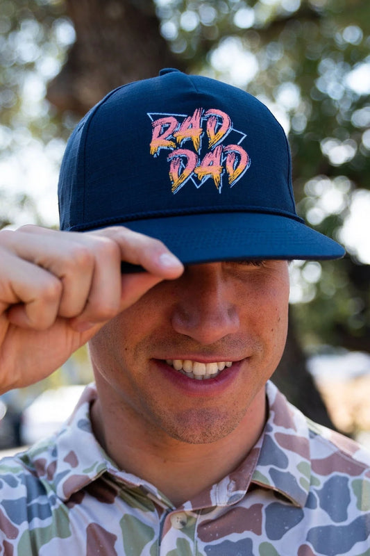 Cap-Retro Rad Dad-Navy