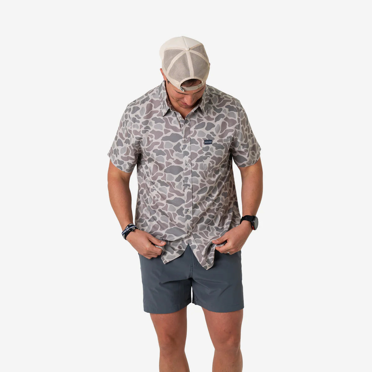 Performance Button Up - Classic Deer Camo