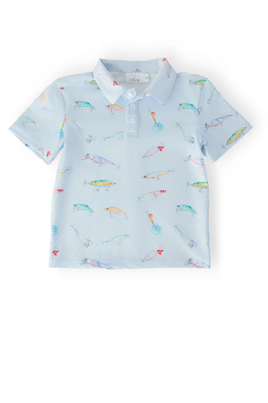 Boys Fish Hook SS Polo