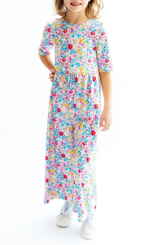 FLUTTERING FLOWERS WIDE LEG JUMPSUIT
