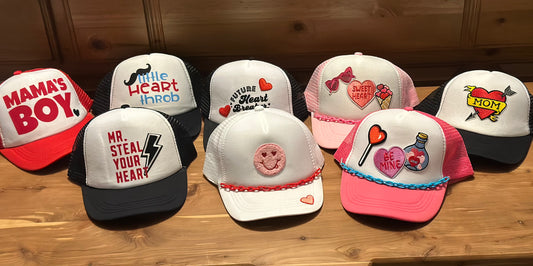 Toddler Valentine Trucker Hat