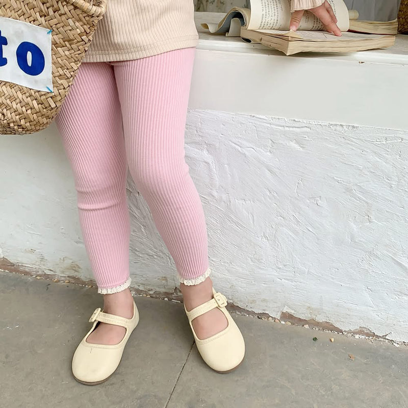 The Jozie Lace Trim Leggings