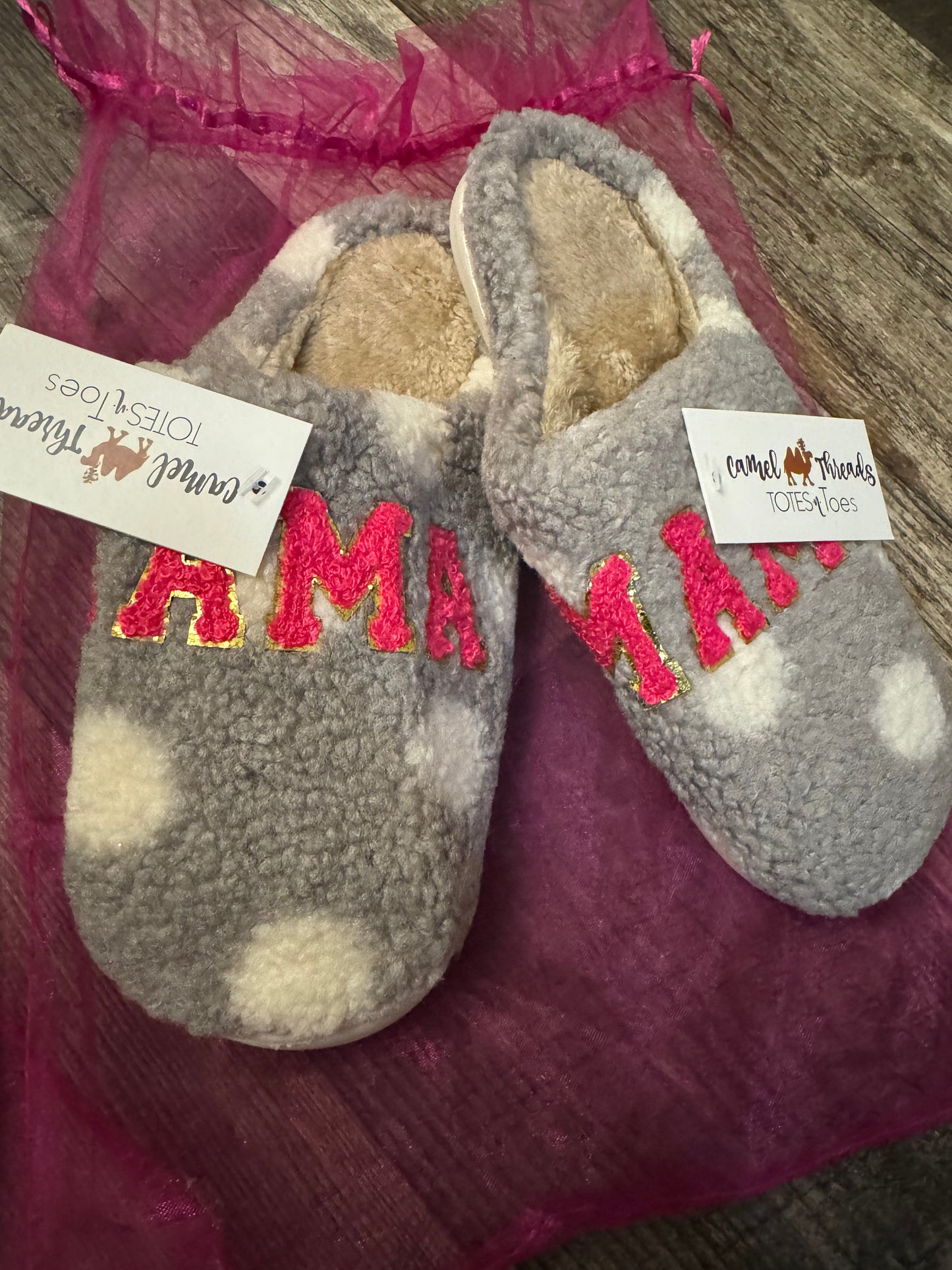 Camel Threads Mama & Mini Slippers