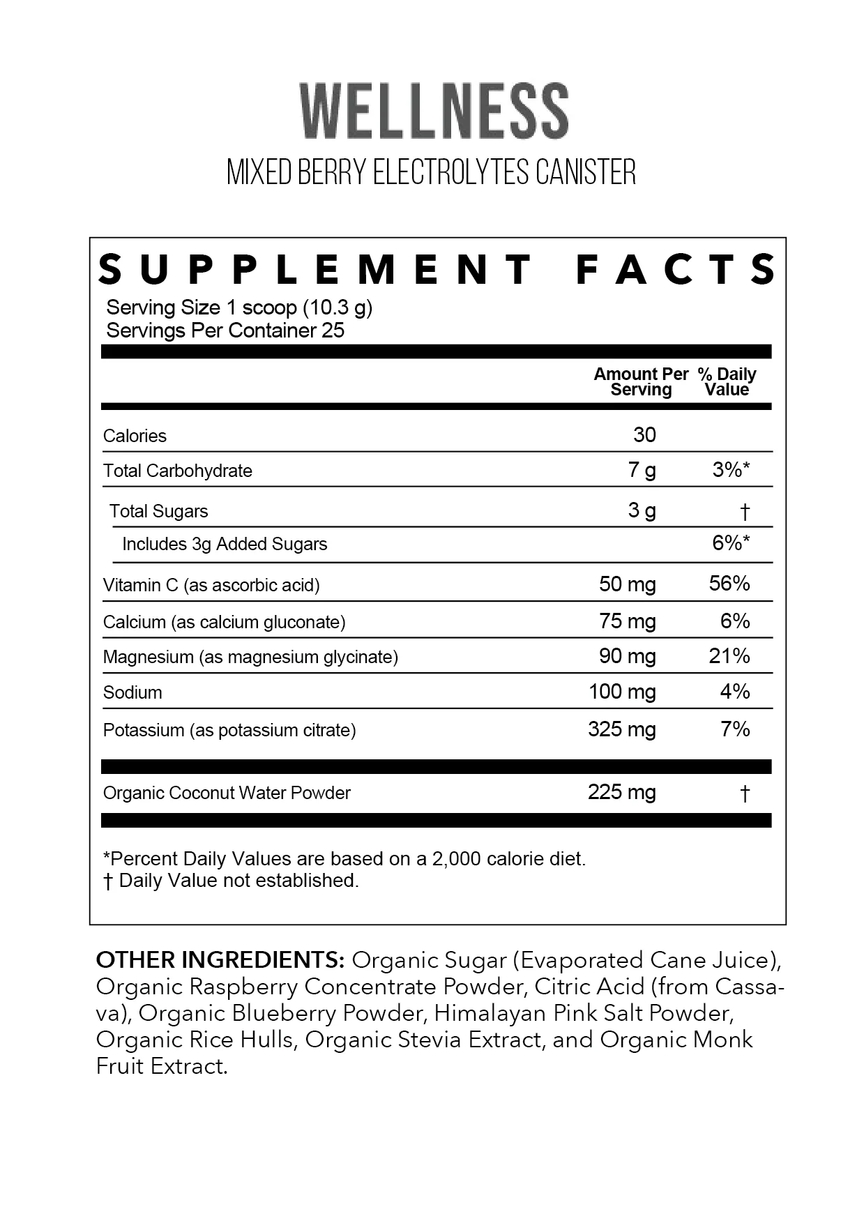 Mixed Berry Electrolytes | 25 Serving Canister