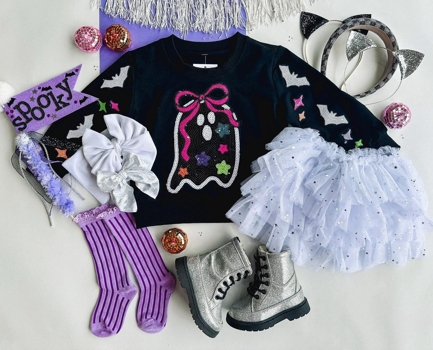 HALLOWEEN GHOSTIE SWEATSHIRT 👻💜
