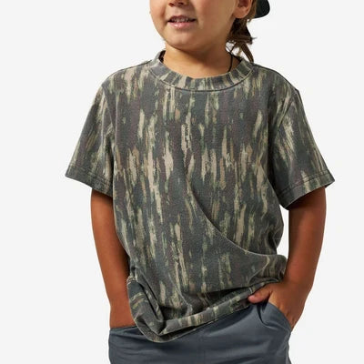 Youth Vintage Wash Tee-Midland Camo
