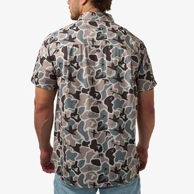 Performance Button Up - Mallard Mayhem Camo