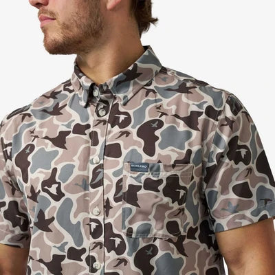 Performance Button Up - Mallard Mayhem Camo