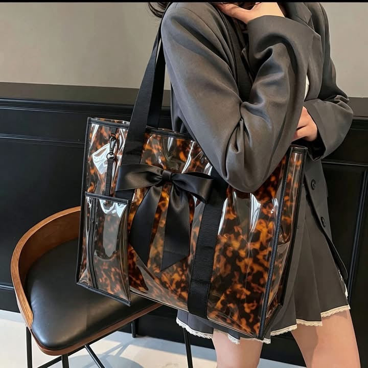 PREORDER: Tortoise PVC Tote