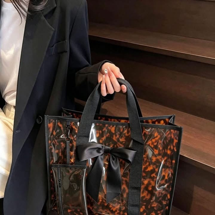 PREORDER: Tortoise PVC Tote