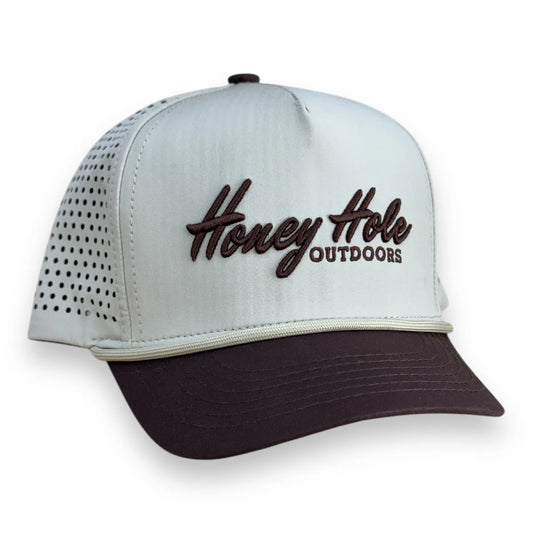 YOUTH PERFORMANCE ROPE HAT - TAN BROWN BILL