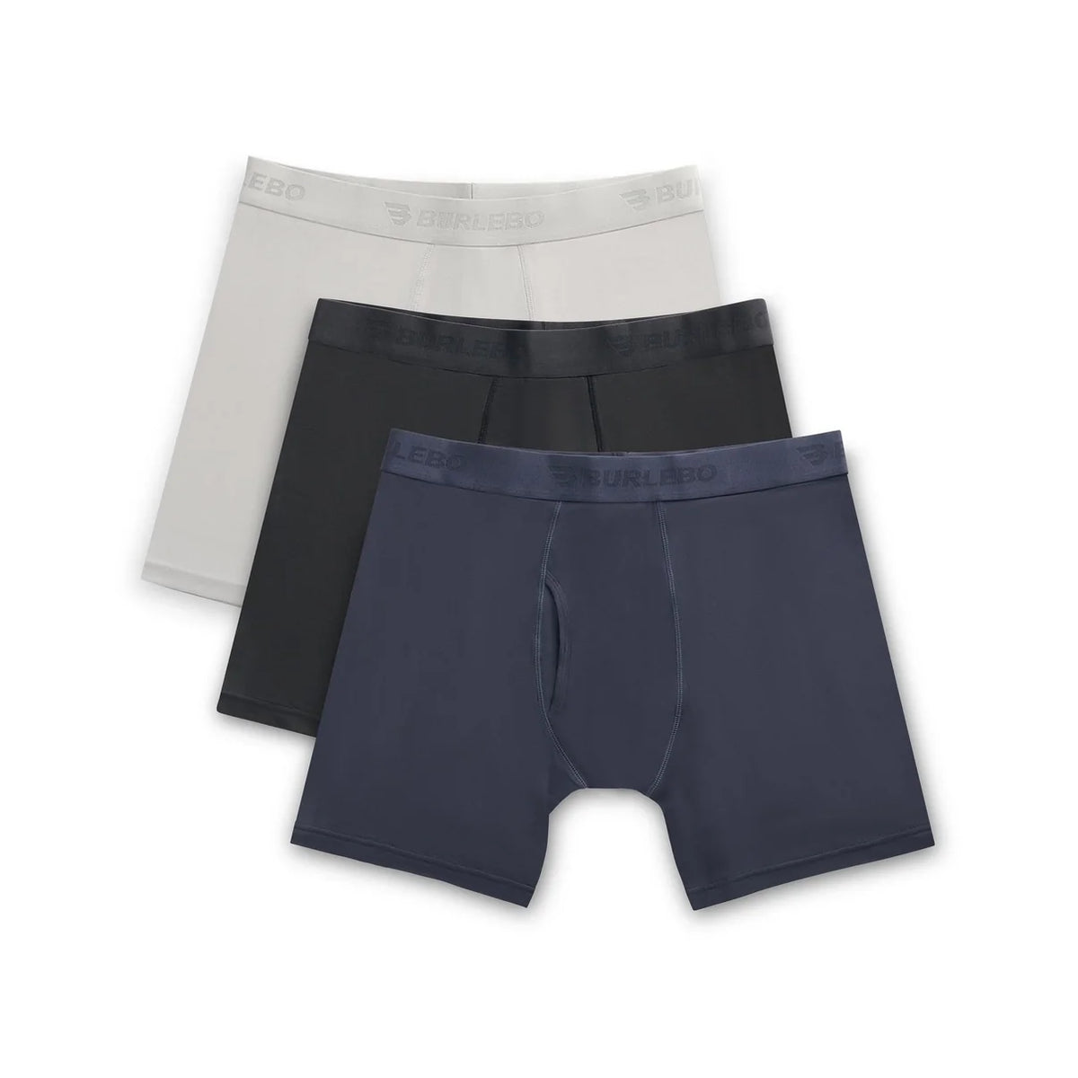 Boxer Briefs - Black, Light Grey, and Navy