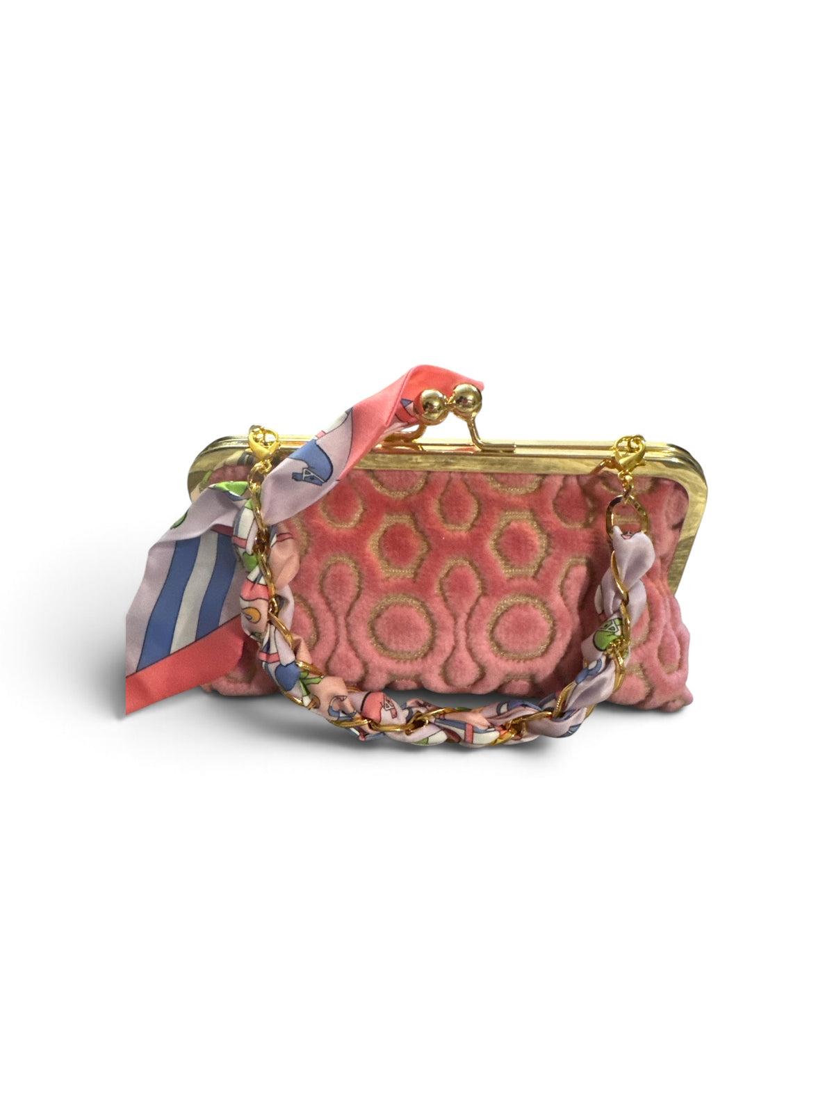 Glenda Gies | TRIXIE: PETAL PINK CHENILLE DOTS