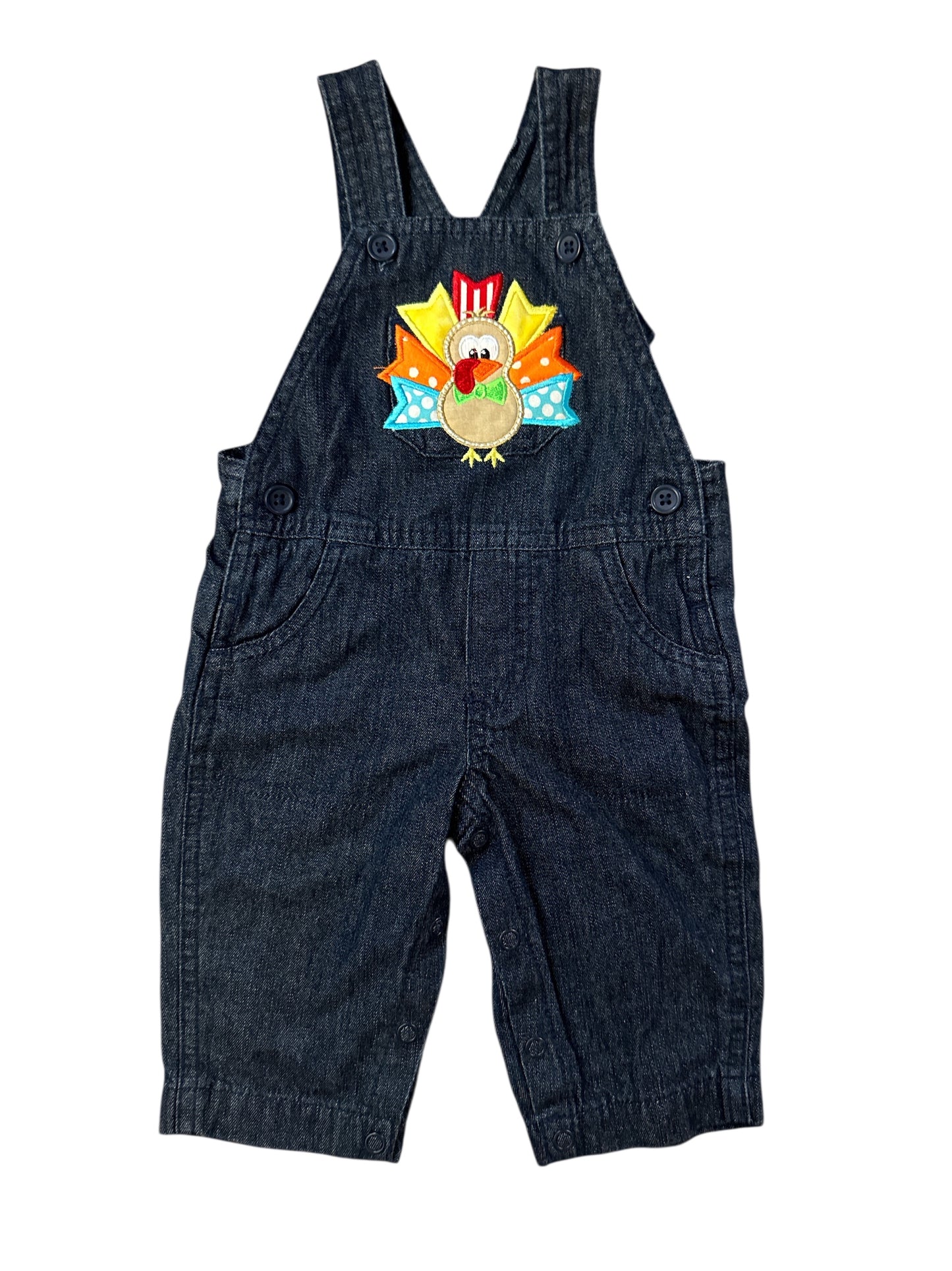 Boy Turkey Overalls