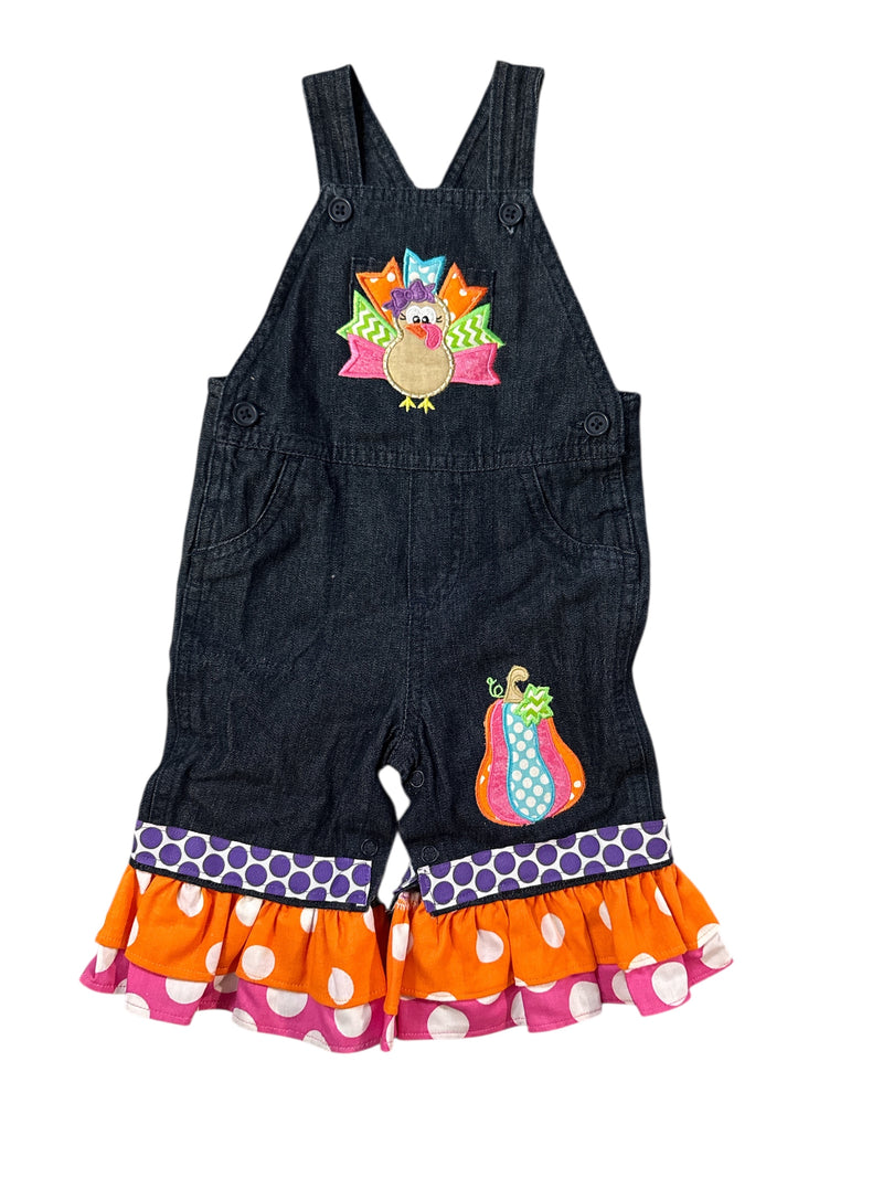 Girl Turkey Overalls