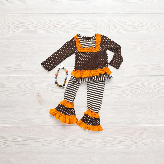 Stripes & Dots Ruffle Set