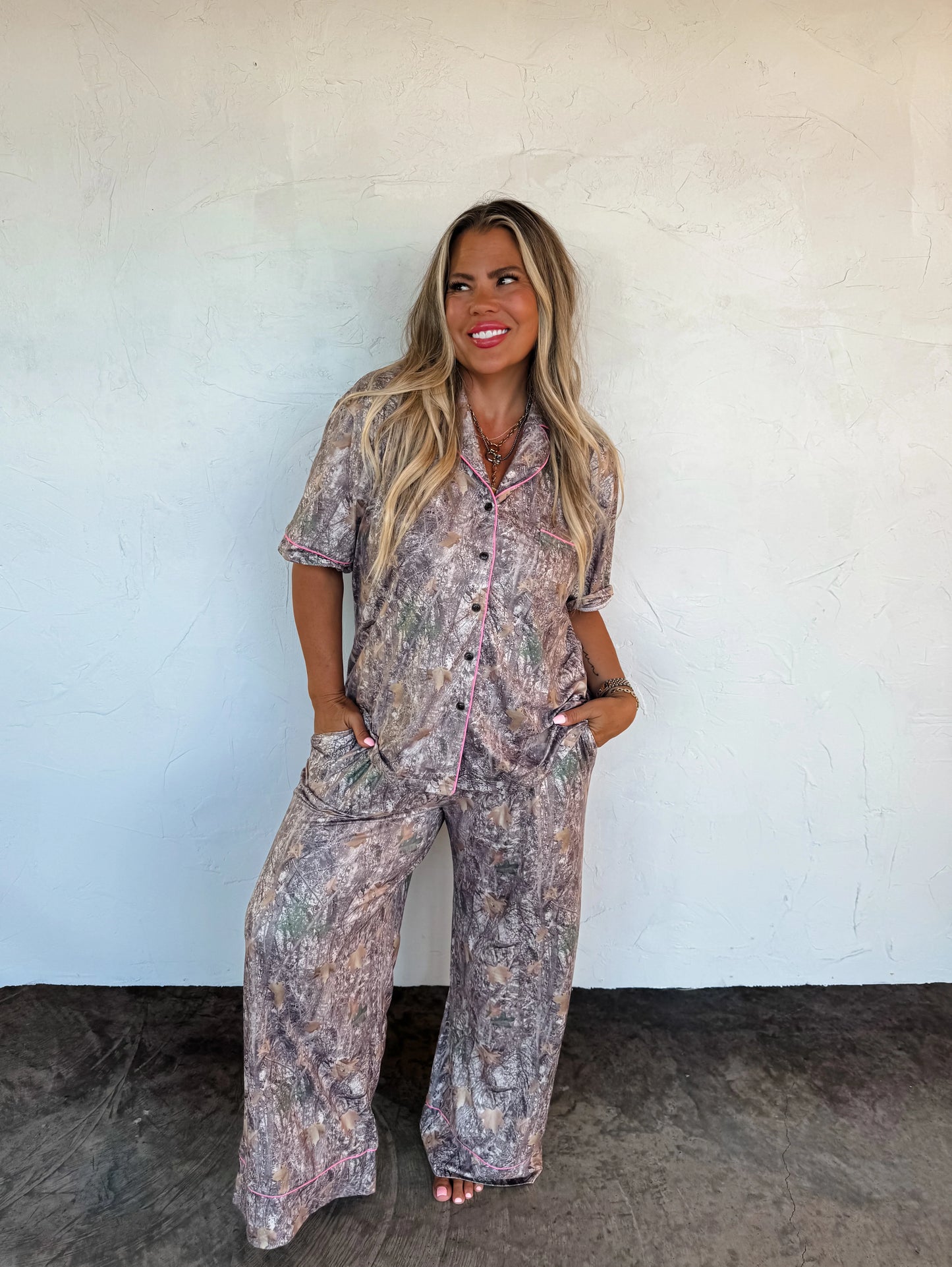 Camo Cabin Cozy PJ Sets