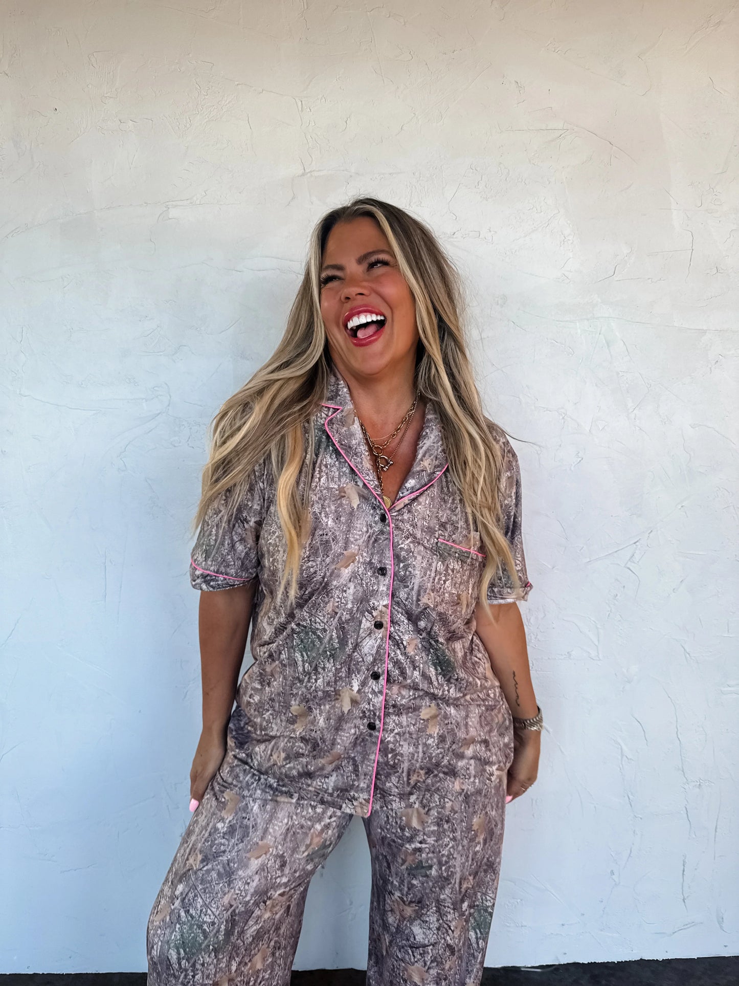 Camo Cabin Cozy PJ Sets