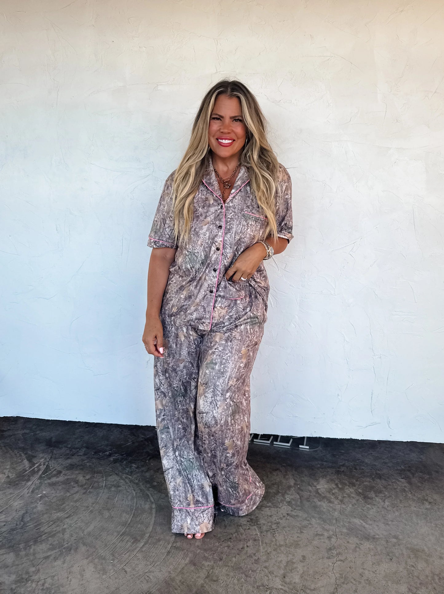 Camo Cabin Cozy PJ Sets