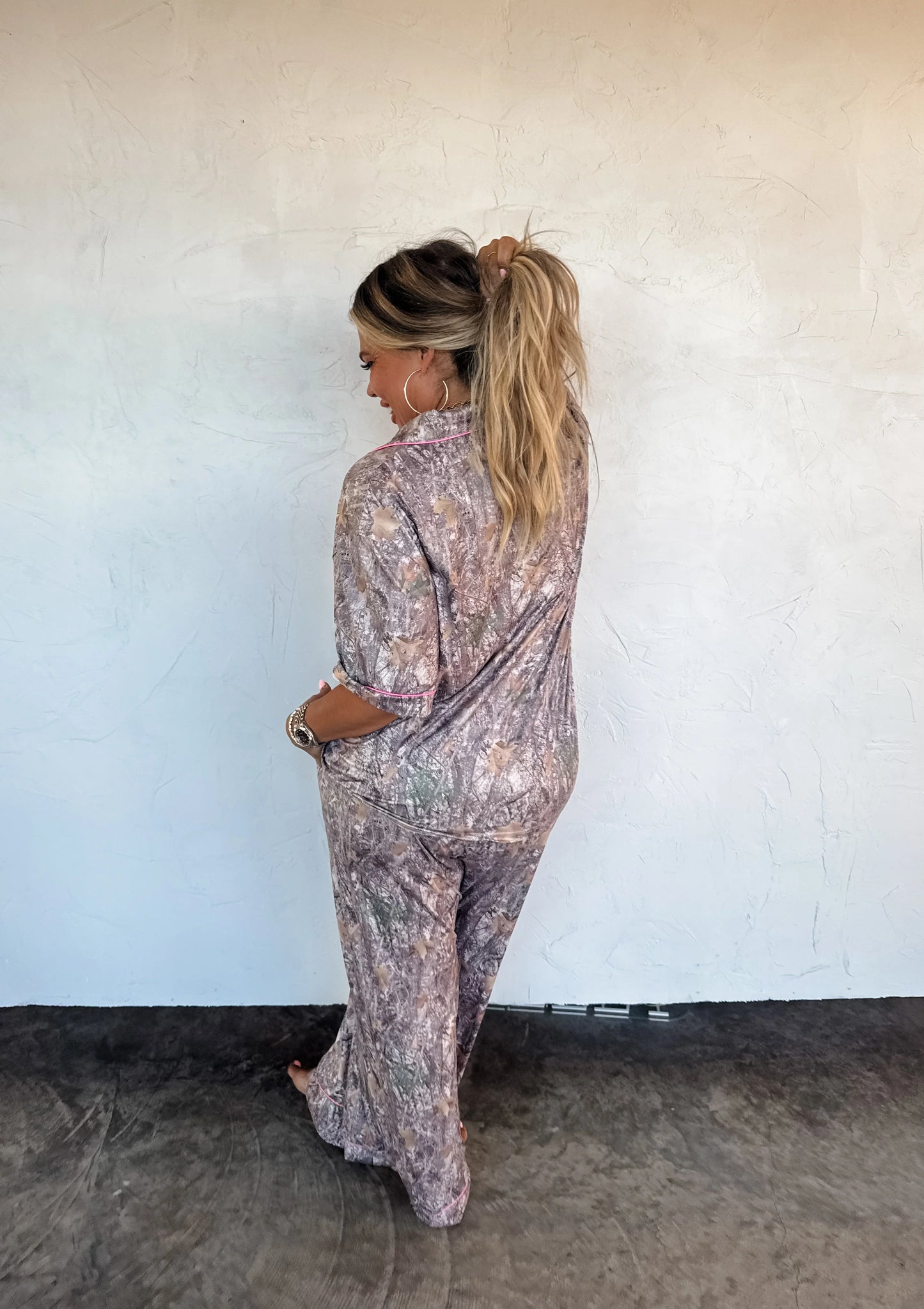 Camo Cabin Cozy PJ Sets