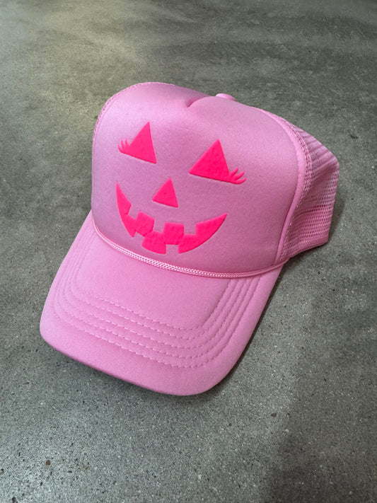 Pink Pumpkin Cap