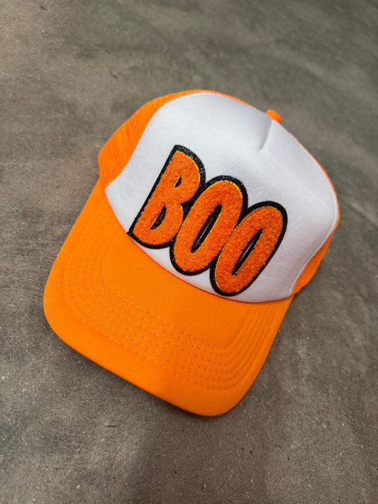 Orange BOO cap