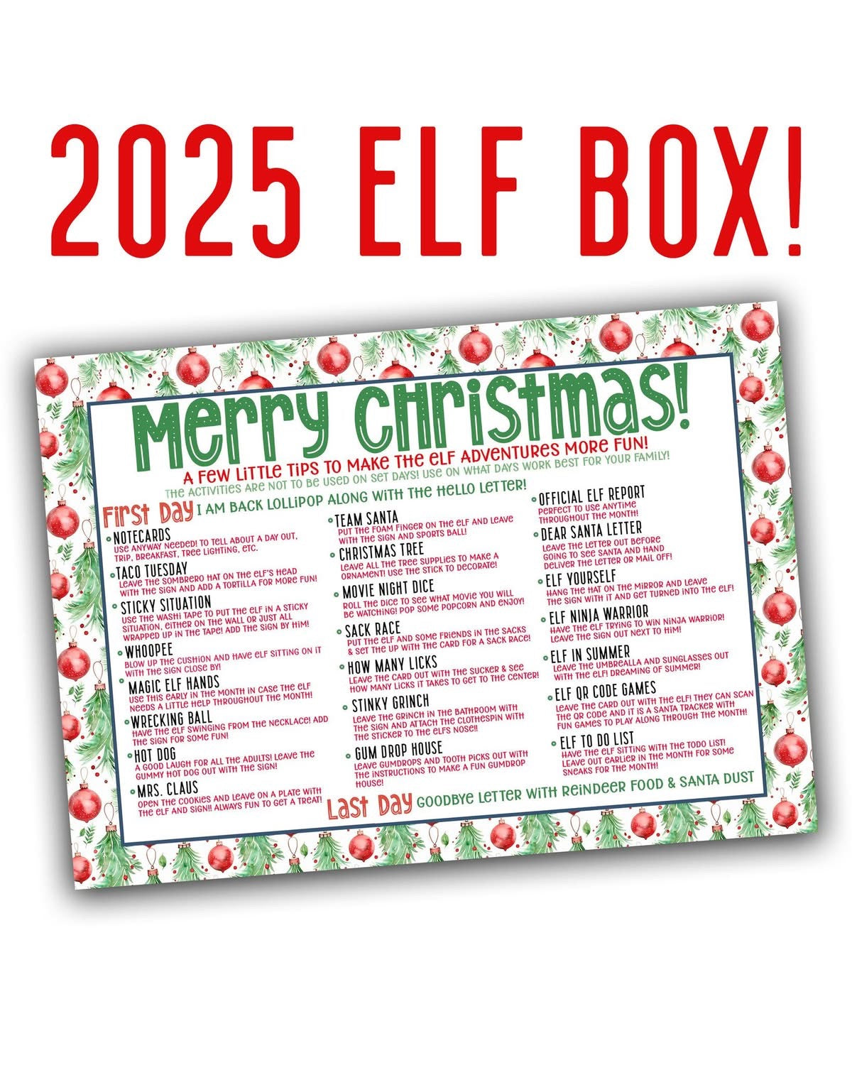 2025 Elf Box