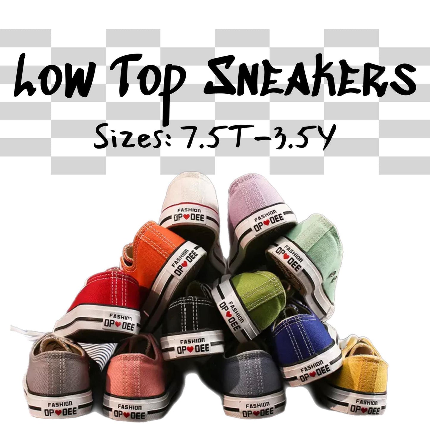 Preorder-low top sneakers