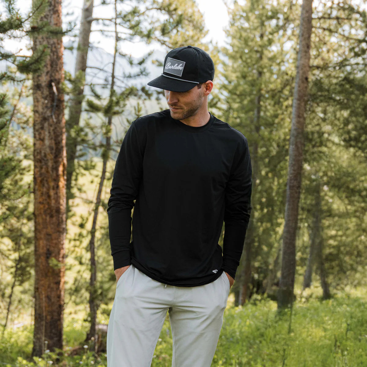 Long Sleeve Go To Tee - Black