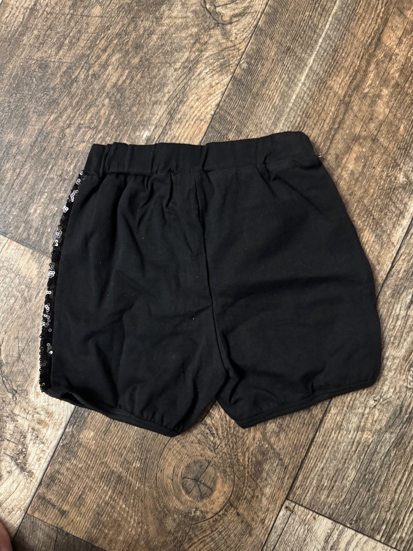 BLACK Sequin Shorts