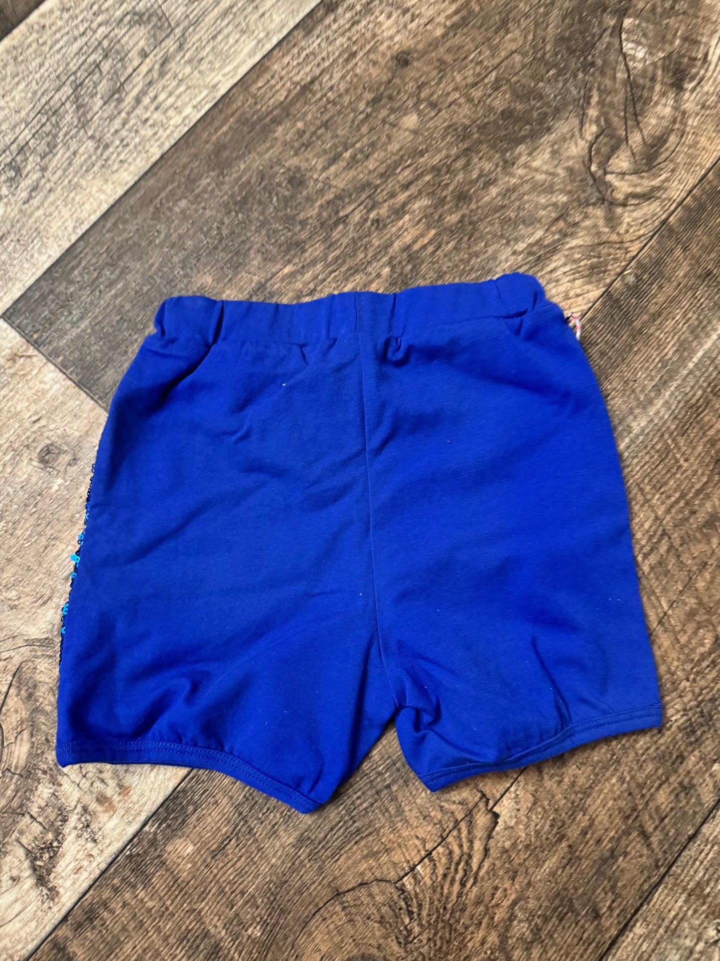 BLUE Sequin Shorts