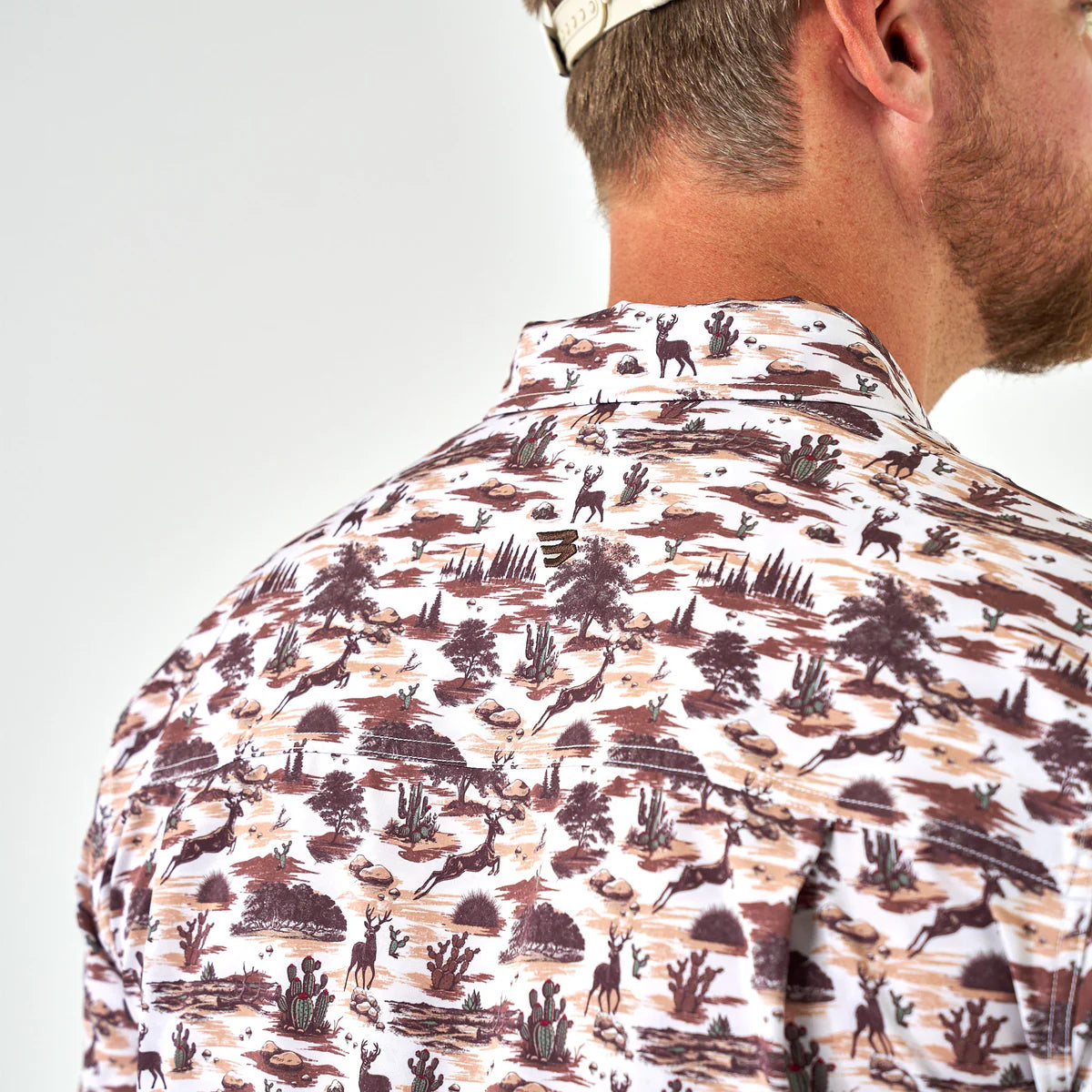 Performance Button Up-Brush Country