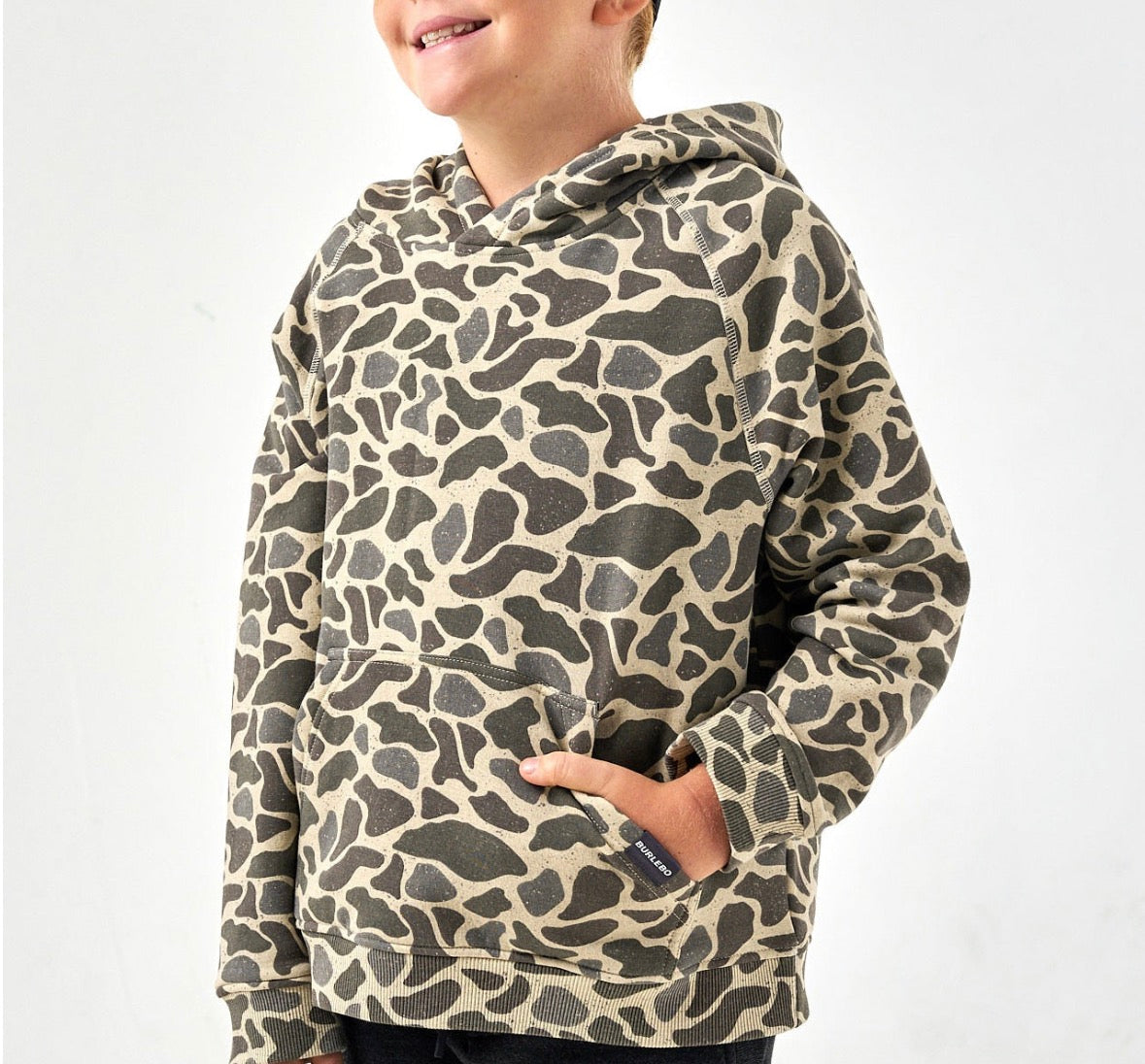 YOUTH FLEECE HOODIE -CLASSIC DEER CAMO